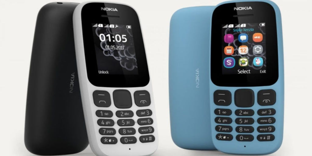 Nokia 105 Dual Single SIM, Keypad Mobile Phone With Wireless FM Radio | Charcoal