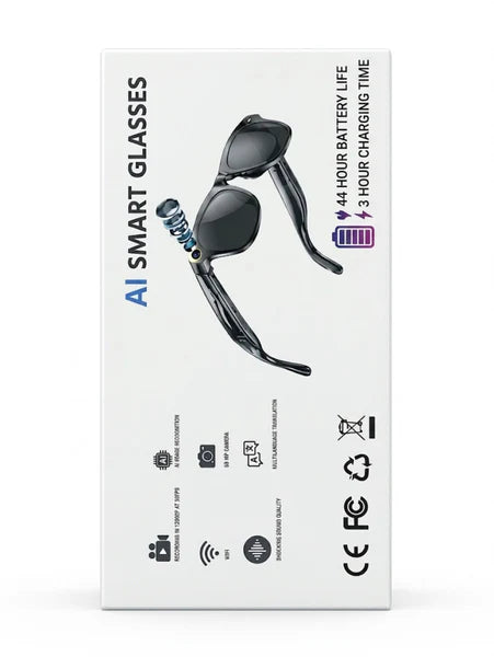 AI Smart Camera sunglasses combine fashionable UV-protective frames